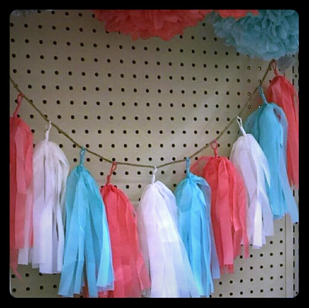 'HOBBY LOBBY' tassel banner